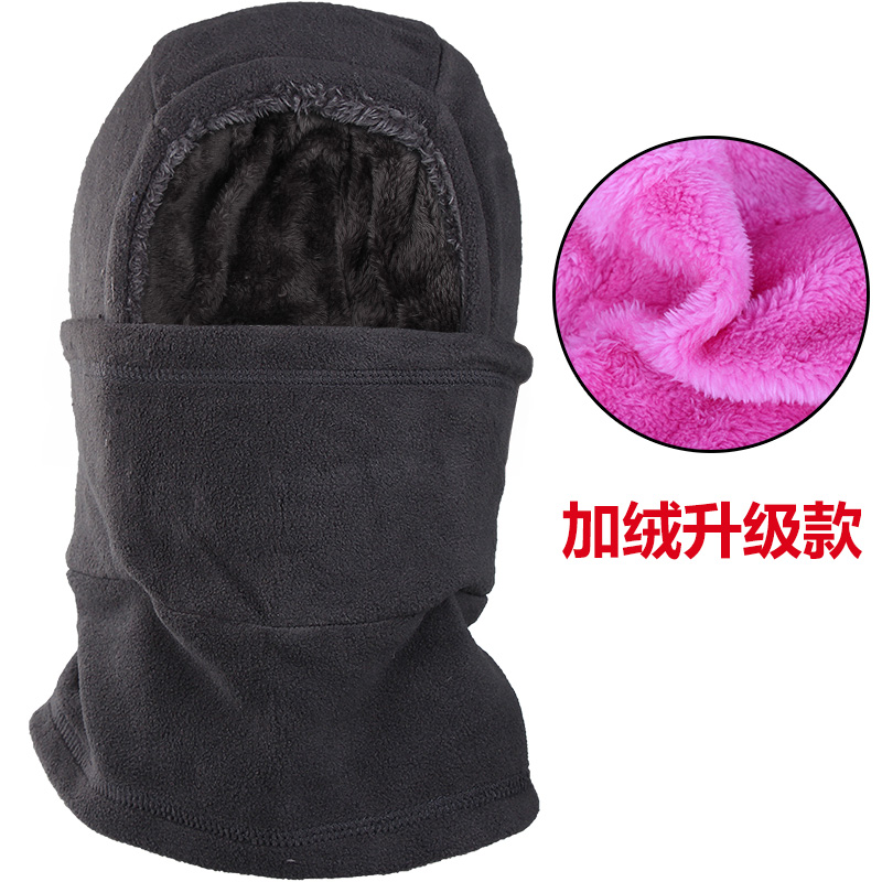 kheng冬季骑行防风保暖头套面罩口罩男女士防尘自行车摩托车装备产品展示图5