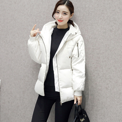 2016新款韩版羽绒服女短款加厚时尚气质冬装学生大码连帽鸭绒外套