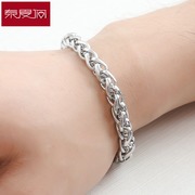 New year knitting fashion bracelet Korean jewelry fashion men''s titanium steel British minimalist creative gift