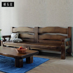 实木沙发组合新中式家具木头沙发现代中式客厅仿古三人位松木沙发