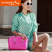 Red Dragonfly 2015 new stylish handbag large bag of Commerce Europe slung killer with the bag lady bag