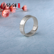 Wu Yue Lao Pu S990 female silver rings, silver couple rings man ring designing original handmade jewelry silver pure silver