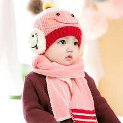 韩版儿童帽子婴儿帽子6-36个月冬天男女宝宝帽子保暖毛线帽子秋冬