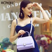 2015 new purses rotating metal buckle fashion women bag Korean slung portable Lady bag