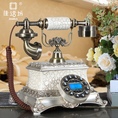 复古怀客厅装饰电话机简约树脂家居创意欧式样板间高档装饰品摆件
