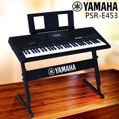 雅马哈电子琴PSR-E453 成人61键儿童演奏力度键76键EW400乐队专用