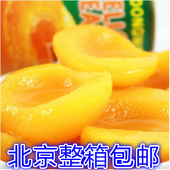 黄桃对开罐头 新鲜水果罐头 糖水黄桃罐头425g 出口韩国水果食品