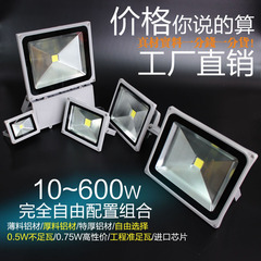 LED投光灯/大功率泛光灯投射灯10W/20W/30W/50W/100W足瓦户外防水