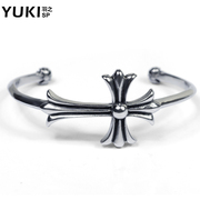 YUKI men''s bracelets titanium steel Europe fashion fashion jewelry cross hands Club accessories