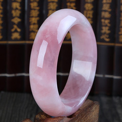 Precious crystal powder bracelet ladies pink jelly colored natural Madagascar meat powder benefits