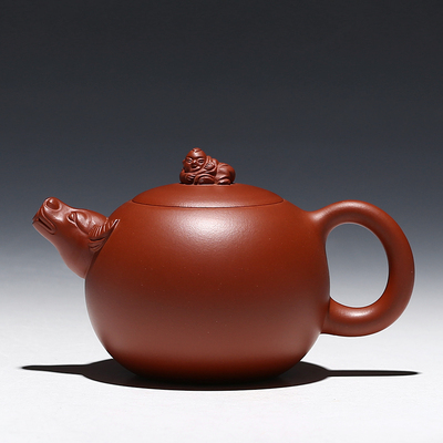 实力陶人 陈凌宁 《牛气冲天》 清水泥 宜兴紫砂壶紫砂收藏