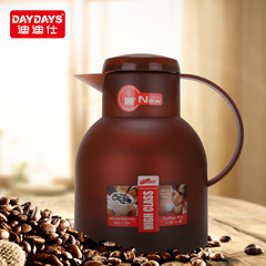 daydayS保温壶家用 欧式水壶玻璃内胆热水瓶办公保温瓶咖啡茶暖壶