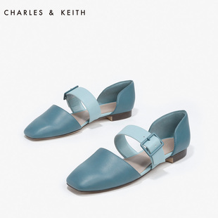 prada女鞋復古 CHARLES KEITH女鞋CK1-70580102方頭芭蕾舞復古低跟女鞋 prada女鞋子