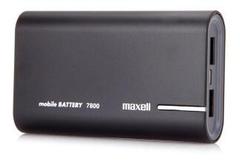 麦克赛尔（Maxell ）7800毫安移动电源 安全足容 双口输出充电宝