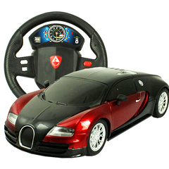 充电遥控车超大方向盘玩具汽车电动儿童玩具车模型赛车兰博基尼