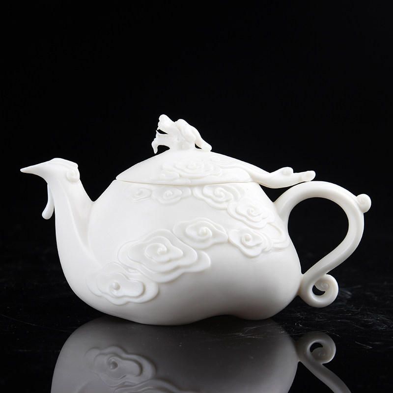 许瑞卿 省陶瓷艺术大师作品《龙凤呈祥》德化白瓷艺术藏品