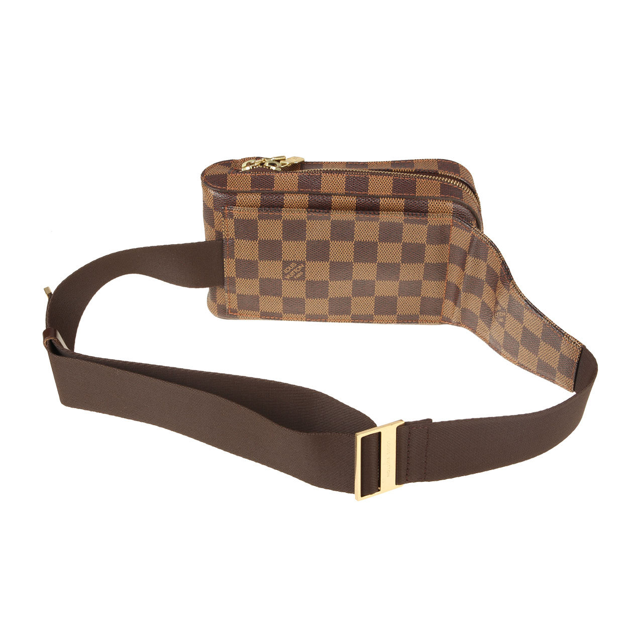 [9.5新]路易威登lv中性男士女士格子胸包腰包登山包