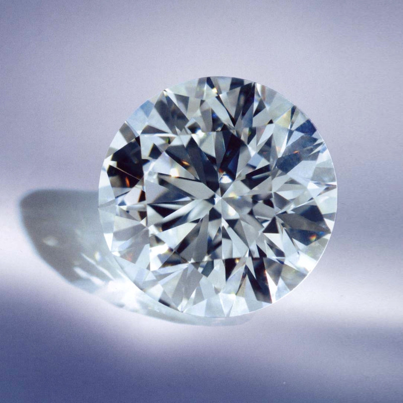 gia证书0.50ct h色 vs1净度 切工vg 天然圆形 钻石