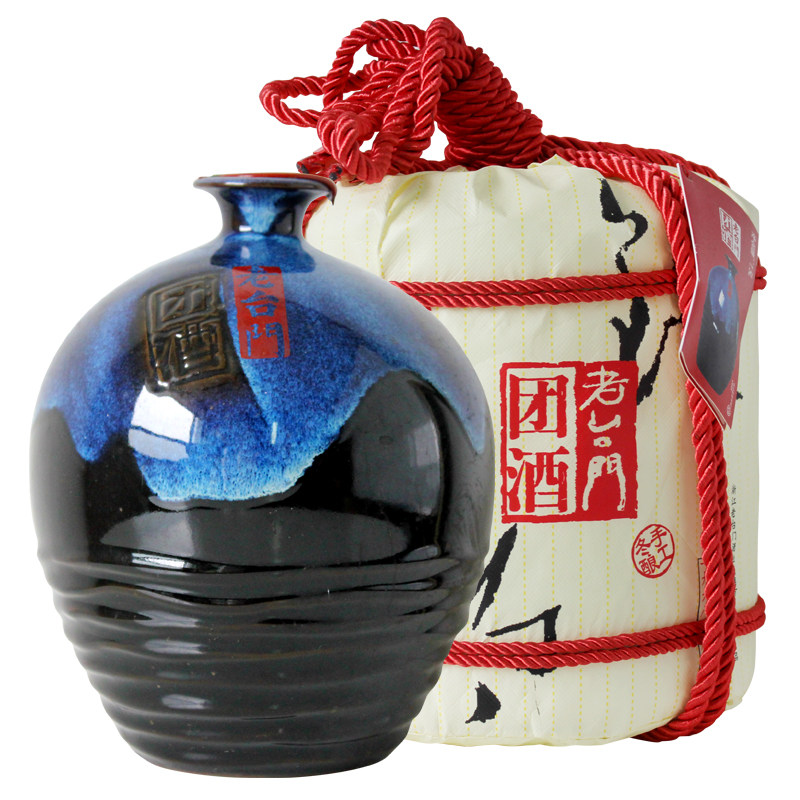 清仓抛10箱 14年老台门团酒手工冬酿13度 1500ml*4坛