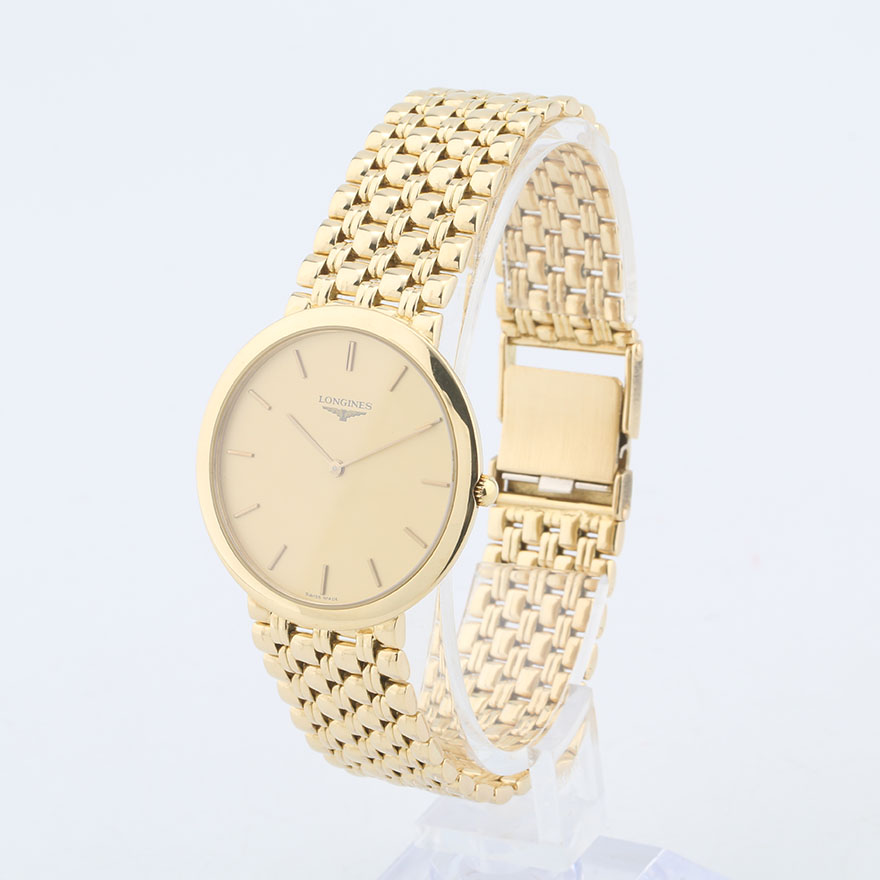 华测[9.0新]浪琴longines 18k黄金 石英 女表18au15245