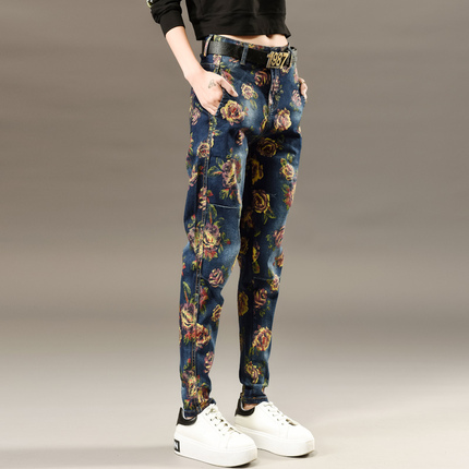 花裤子女宽松长主题推荐精选12件