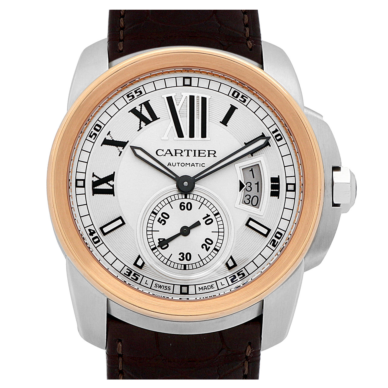 [9.5新]卡地亚cartier自动机械男表w7100039