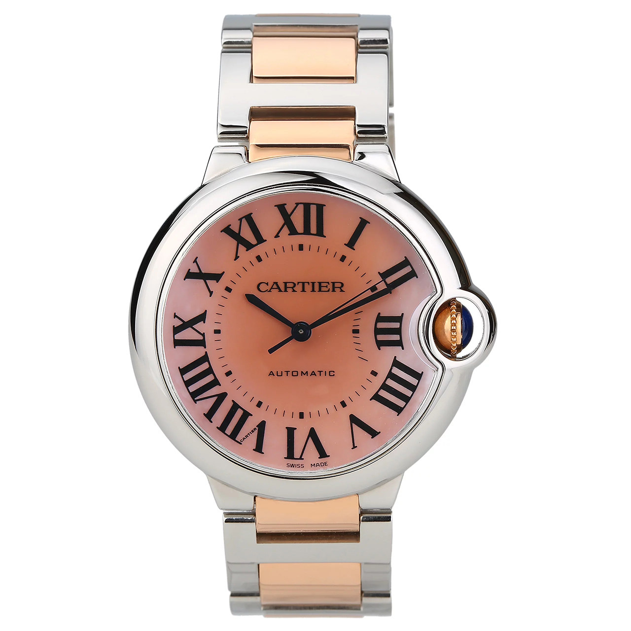 [9.5新]卡地亚 蓝气球 自动机械 精钢 女表