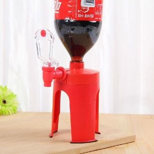 网红Novelty Lemonade Soda Dispenser Bottle Coke Inverted