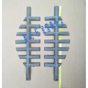 新款家用铸铁生铁配件炉箅子炉条炉F排炉齿锅炉底灰漏可反转摇动