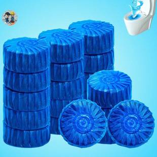 速发60pcs Blue Bubble Automatic Toilet Cleaner Tablet Blocks