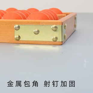 新品13档5珠大教具木制算盘珠心算 可挂式教师教学老师教具算盘