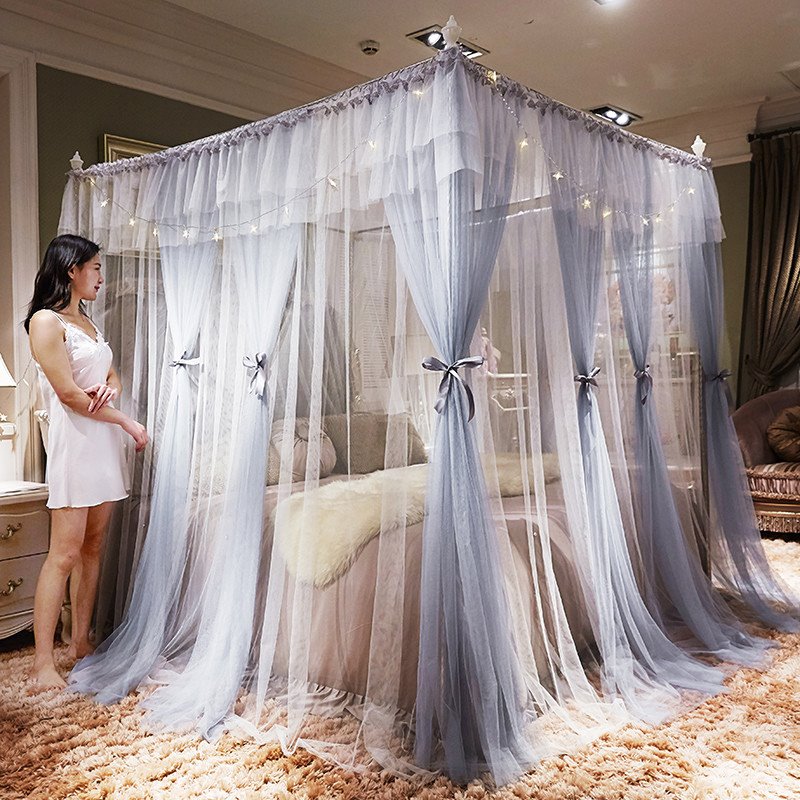 速发New mosquito net 1.5m double family student 1.8m bed