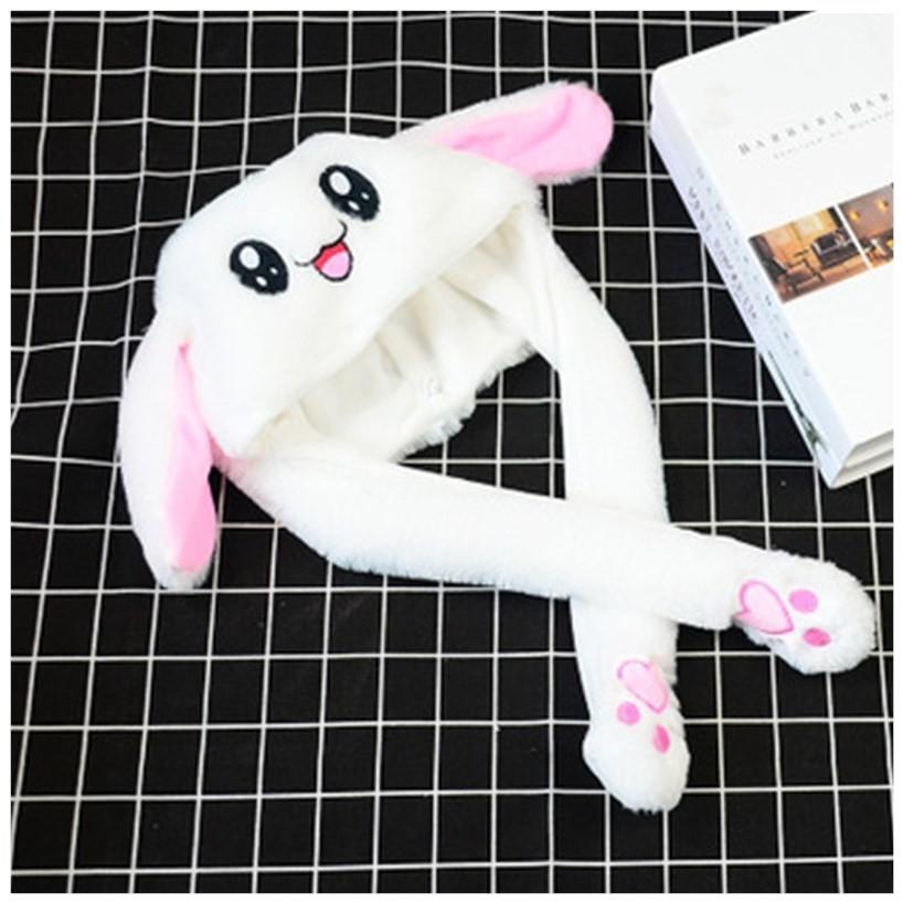 速发CoolCheer Cute Rabbit Ear Shape Hat Can Move Airbag Magn