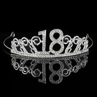 新品18th Birthday Queen Princess Crown Decorations Party Cro