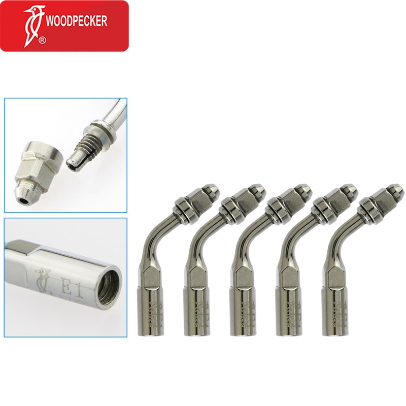 推荐5Pcs Woodpecker Dental Ultrasonic Scaler Tips Endodontic