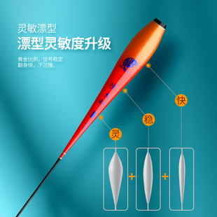 【浮漂配件】夜光漂漂身鲫鱼罗非鲤鱼鲢鳙电L子漂通用425纳米漂身