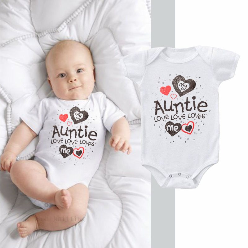 速发2018 baby triangle ha clothes My Auntie Loves Me love