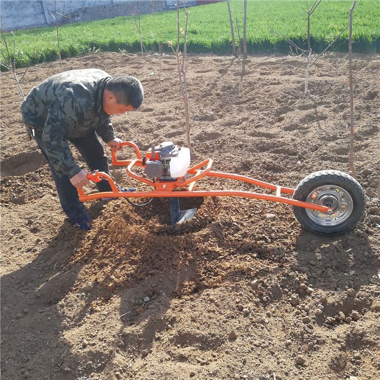 直销厂销a品优质林业钻洞机 植树汽油型打坑机 汽油动力小型打桩