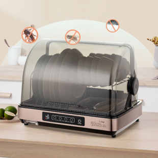 消毒碗柜家用小型桌面台式厨房迷你紫外线高温餐具烘干碗筷消毒机