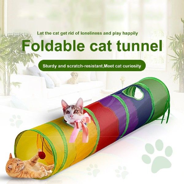 Cat Channel Folding Rainbow Puzzle ToH 2 yolesT Cat Tunnel