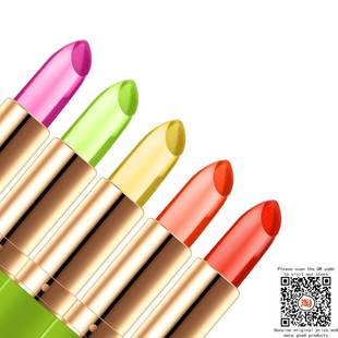 极速Magic Aloe Vera Lipstick Lip Balm Color Mood-Changing Lo