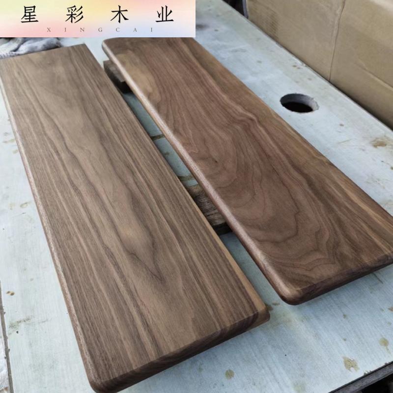黑胡桃木木料桌面台面板踏步板窗台B板原木木条木方薄片板材DIY料
