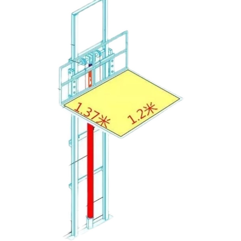 液压防坠货梯导轨式升降平台电动超市载货电梯厂房V仓库小型升降
