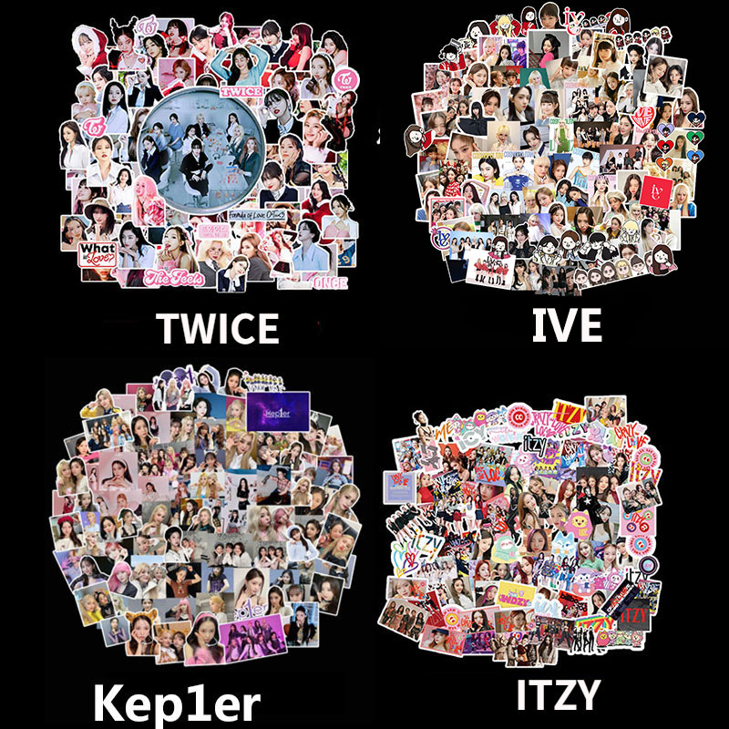 新品.Kpop IVE Gidle TWICE ITZY Mamamoo Stickers New Album