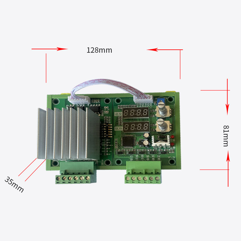 42/57/86步进电机控制板驱动器套装一体式马达正反转脉冲调速模块