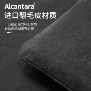 推荐Alcantara翻毛皮汽车坐垫增高车载单片冬季四季通用斜面男女