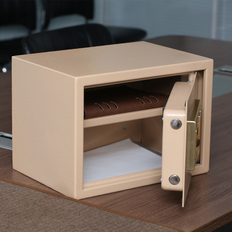 万泰25e保险箱家用小型保险箱迷你全钢保险柜办公商用入墙包邮