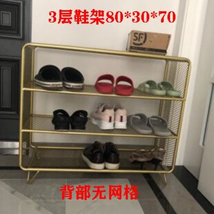 新品轻奢客厅铁艺书架展示架落地卧室G小书柜金属飘窗柜网格储物