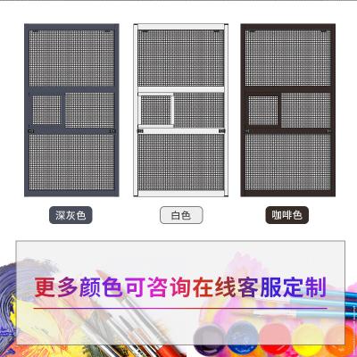 金刚网纱窗不锈钢推拉式铝合金边框纱窗网自装金钢网防盗沙窗定制
