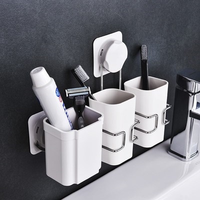 推荐Couple rack free punching brushing cup toothbrush bathro